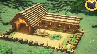 Minecraft: How to build BARN in Minecraft | Minecraft Building Ideas