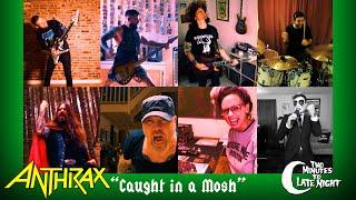 Revocation + Periphery + Carcass + HJELVIK cover Anthrax’s “Caught In A Mosh”