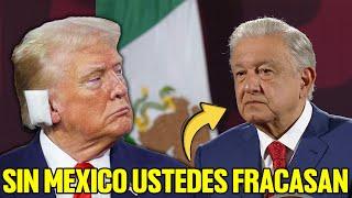 Presidente AMLO responde a TRUMP y Advierte Consecuencias si Cierra La Frontera