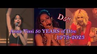 Anna Vissi 50 YEARS Of D5s: 1973-2023 Best Collection!!