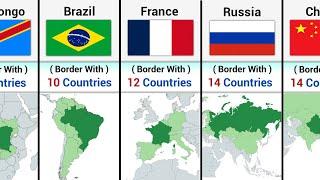 Countries Border With The Most Countries