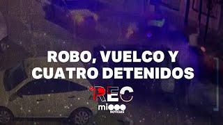 ROBO, VUELCO Y CUATRO DETENIDOS - ROBAN LA MOCHILA DE UNA NENA - #REC