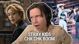 DANCER REACTS TO Stray Kids "Chk Chk Boom" M/V & Choreography Fancam