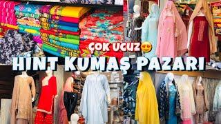 BULUNMAZ HİNT KUMAŞI BULDUM ÇOK UCUZ  | Hintli Dayi | HİNT KUMAŞ PAZARINA GİTTİM 