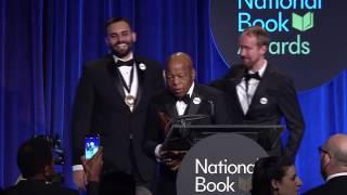 2016 National Book Awards -Lewis, Aydin & Powell Win Young People's Lit. Award (Full)