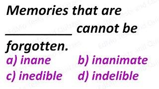 English Vocabulary Test - 22. CAN YOU SCORE 21/21? Learn new English words. Pronunciation included.