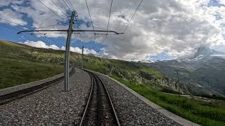 Gornergratbahn, a ride into the Mountains. Long Version