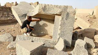 ANCIENT EGYPT: Huge Flawless Granite Boxes #AncientEgypt #Archaeology #asia #technology #engineering