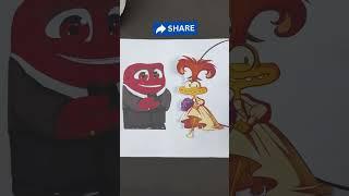 who is real bride of anger inside out 2 #shorts #art #insideout2