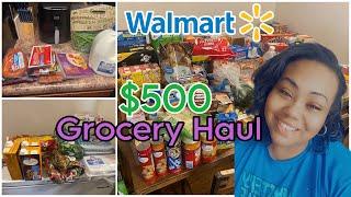 HUGE $500 Walmart Grocery Haul | January 2024