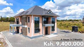 Inside Kenya's MOST Affordable Ksh. 9,400,000 MANSION - Built In Just 5 Months In Kitengela 