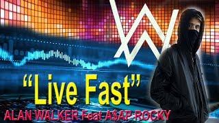 Alan Walker x A$AP Rocky - Live Fast (PUBGM) || Lyric Video ||