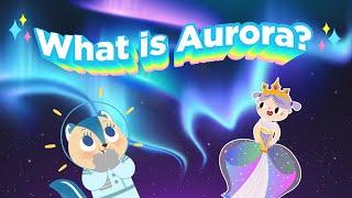  Space World | 2-min Intro to Auroras | The Northern Lights | Science for Kids ‍️
