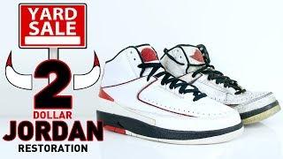 $2 Yard Sale Jordan 2 Restoration by Vick Almighty.