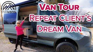 VAN TOUR | Pro Builder Creates Dream Van for Repeat Client.