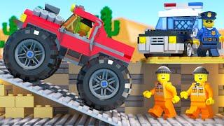 LEGO Prison Break in Desert - Police Chase