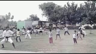 Karate coaching by Mahesh sir Vdis Ateli Mandi