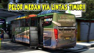 Pelor Medan!! ALS 220 Convoy Asik Bareng NPM di Lintas Timur | ETS-2 INDONESIA