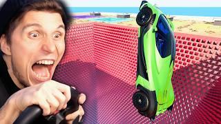 Welches Auto überlebt den SPIKEFALL? | BeamNG