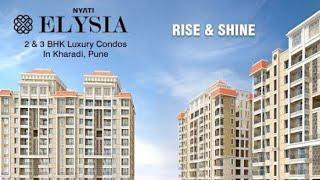 NYATI ELYSIA - 3bhk sample flat. Kharadi Pune India