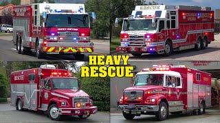 [THE HUGE ONES] - BEST OF HEAVY RESCUE TRUCKS responding in 4 STATES  and 4 PROVINCES 