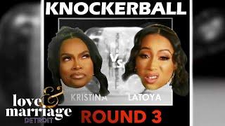 Kristina & LaToya CLASH at the Knockerball Double Date  | Love & Marriage: Detroit | OWN