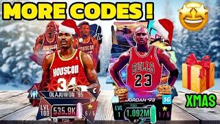 nba 2K mobile codes  More Christmas Codes are Coming! Olajuwon & Micheal Jordan Code #nba2kmobile