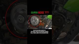 MOTORCYLE CLUTCH NOISE RATTLING PROBLEM #automobile #motorcycle #enginenoise #bike #biker