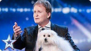 Marc Métral and his talking dog Wendy wow the judges | Audition Week 1 | Britain's Got Talent 2015