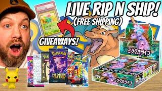 Chef's Pokemon RIP N SHIP! Miracle Twins & GIVEAWAYS! Pokemon Card Opening!