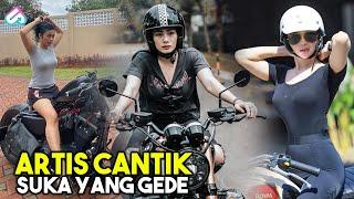 TAMPIL MEMUKAU DIATAS KUDA BESI! Inilah 10 Artis Cantik Indonesia yang Hobi Naik Motor Gede