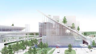 Winning design for Taiwan art museum features sloped green roofs