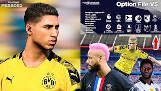 OPTION FILE PES UNIVERSE V5 | PES 2020 TOTALMENTE LICENCIADO || TUTORIAL PS4