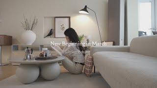 [Seoul life VLOG] Daily life vlog starting anew in March l Bedroom organization l Home brunch