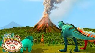 Oh No! A Volcano Eruption! | Dinosaur Train