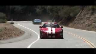 VIPER GTS GOES OFF CLIFF