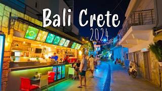 Bali Crete, evening vibes, drone, walking tour in 4k, Greece Kreta 2024