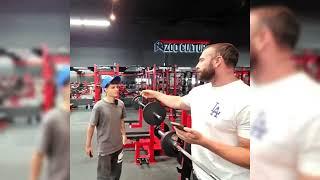 Bradley Martyn Slaps Streamer for Stealing Hat at Gym