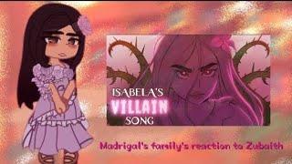 Reaction Video | [lsabela's Villain song] | Gacha Club Encanto react to What Else Can l Do