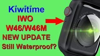 W46/W46M Smartwatch New Update-One More Hole/Still Waterproof?Two Versions Compare & Waterproof Test