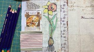 #roxysjournalofstitchery - Spring bulbs pt 1…