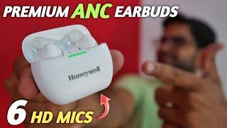 Premium ANC Earbuds with 6 HD Mic Setup  Honeywell Trueno U5100 ANC Earbuds Review 