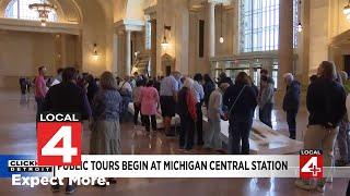 Public tours begin at renovated Michigan Central Station