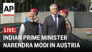 LIVE: Indian Prime Minister Narendra Modi visits Austria