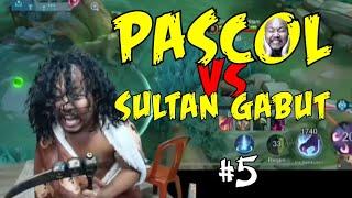 PASCOL vs SULTAN GABUT part 5 #mobilelegends #pascoltopglobalmiya #streamer #efesdebe