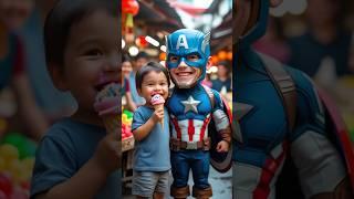 ️ Evolution Of Captain America | Evengers #shorts #marvel #trending #ai