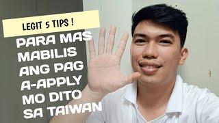 FACTORY WORKER IN TAIWAN, PAANO MAG APPLY + TIPS