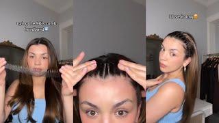 Trying The 90's Comb Headband #hairstyle #hairaccessories #hair