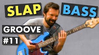 SLAP BASS LESSON: Experienced Groove #11 (with Bass TAB)