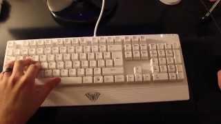 [archive] ASMR Mechanical Keyboard Review and Typing Sounds - AULA Wings of Liberty